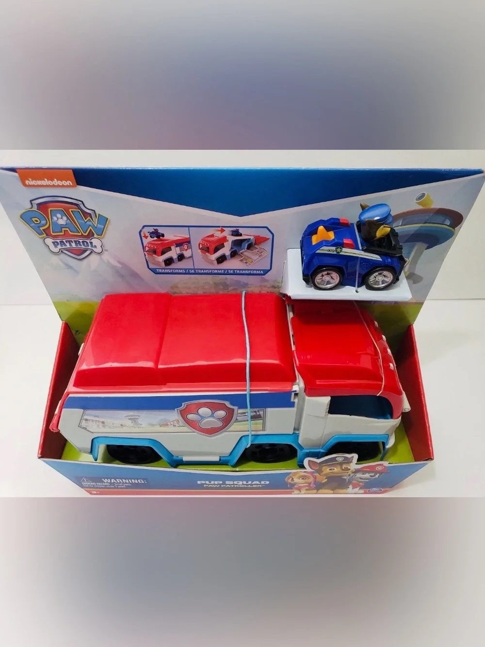 🆕 Nickelodeon PAW Patrol Pup Squad Patroller With Chase Vehicle